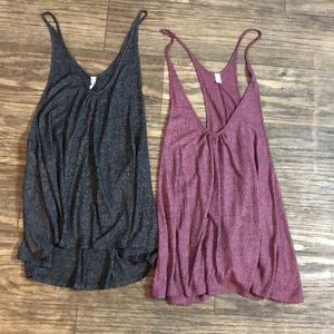 2 FREE PEOPLE Flowy Tank Tops